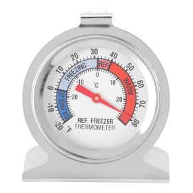 Stainless Steel Large Dial Freezer Refrigerator Thermometer Temperature Gauge Tool