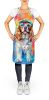Cavalier Spaniel Hippie Dawg Apron Cooking Kitchen Server Baking Crafts Gardening for Adult Women Men, Unisex, Large, Multicolor