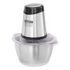 VEVOR Food Processor, Electric Meat Grinder with 4-Wing Stainless Steel Blades, 400W Electric Food Chopper, 8 Cup Stainless Steel Bowl